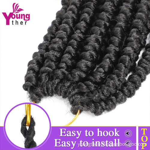 12Inch Curly End Senegalese Twist Braiding Hair Styles Jamaican Twist Braid Body Wave Crochet Braid Hair Twist